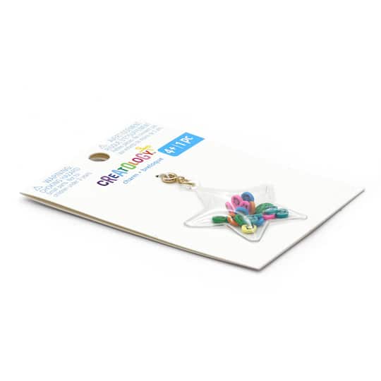 Smiley Star Shaker Charm by Creatology™